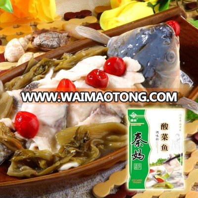 2016 QINMA Not spicy fish soup seasoning Chinese dishes